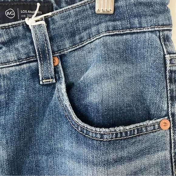 NWT AG Adriano Goldschmied Womens Alexxis Vintage High Rise Straight Jean (31) - Picture 6 of 16